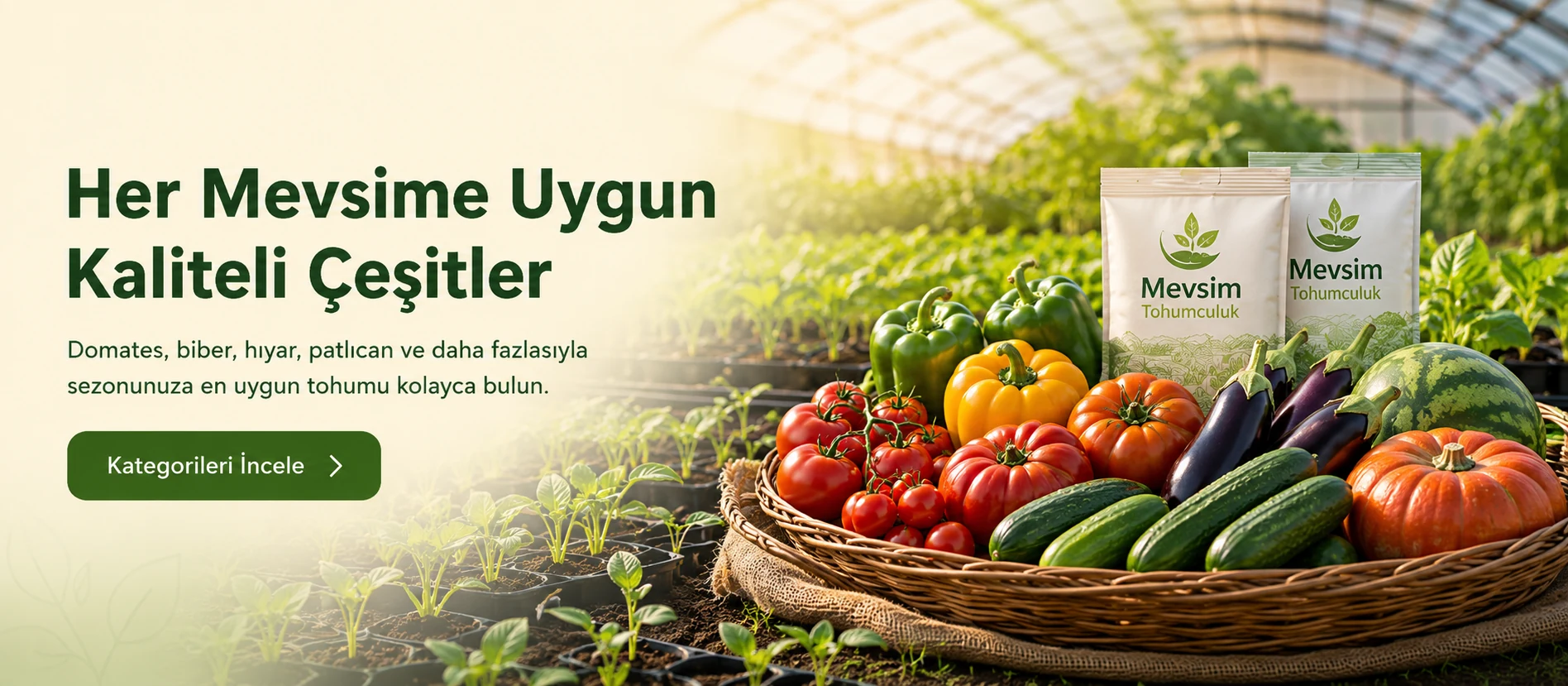 Her Mevsime Uygun Kaliteli Çeşitler